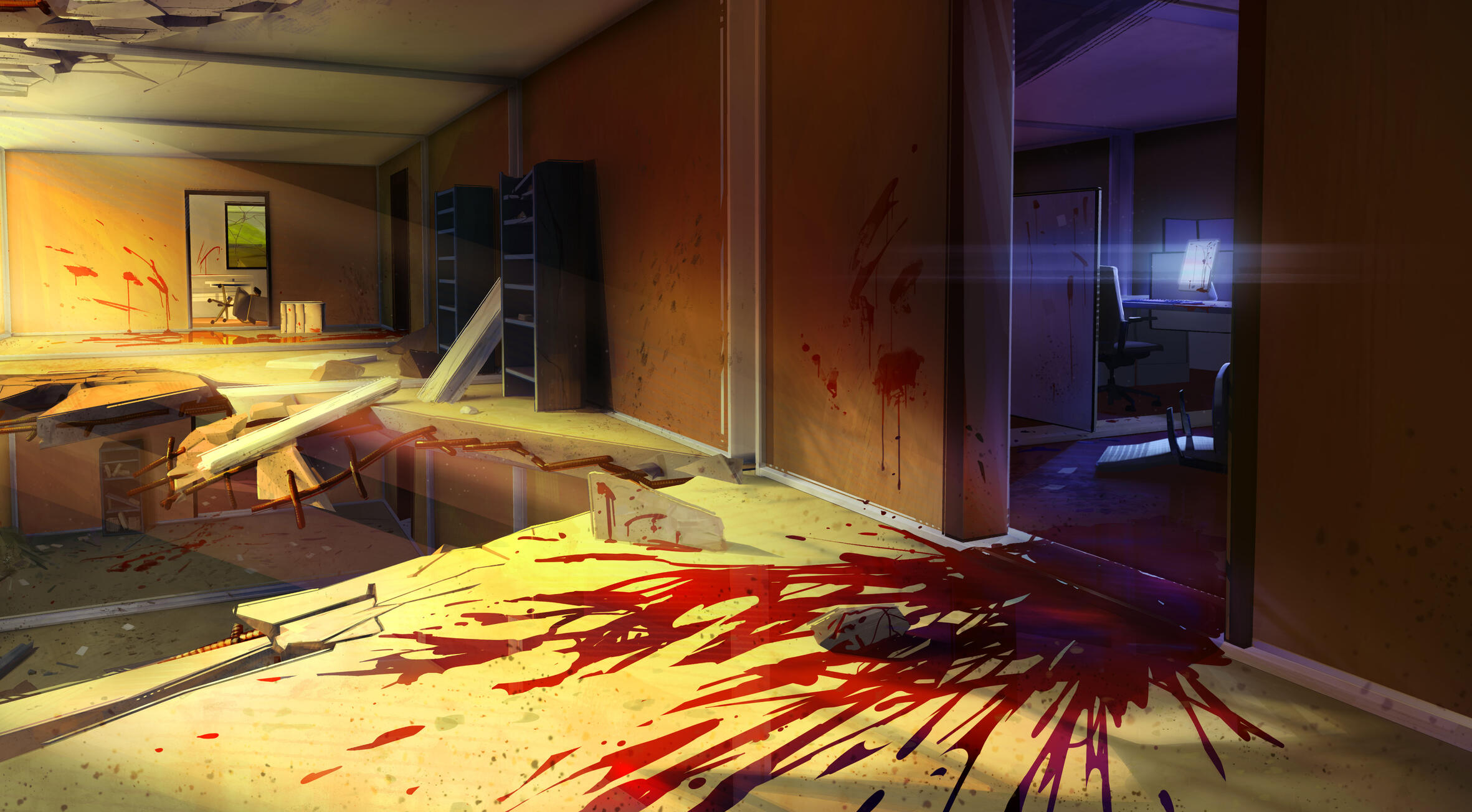 Destroyed Office